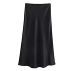 MOIRAÈ STUDIO SATIN MIDI SKIRT