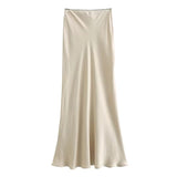 MOIRAÈ STUDIO SATIN MIDI SKIRT